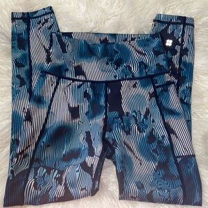 Sweaty Betty Blue Patterned Leggings